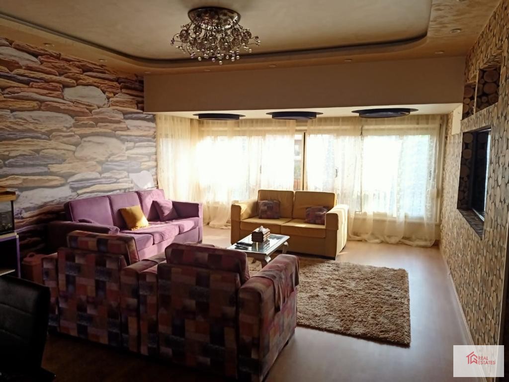 Fully Furnished Apartment rent Maadi Nerco Degal 3 Bedrooms 2 bathroom Modern Cairo egypt