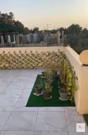 Sunny rooftop rent maadi Sarayate Cairo Egypt modern furnished