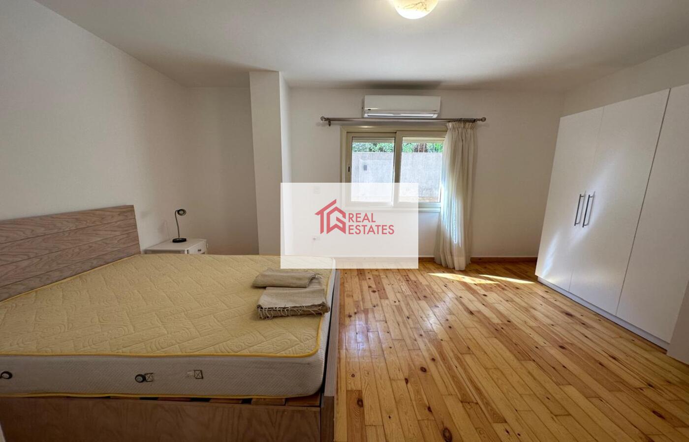 Sarayat Maadi'de Kiralık Özel Havuzlu Modern Zemin Kat - Kahire - Mısır