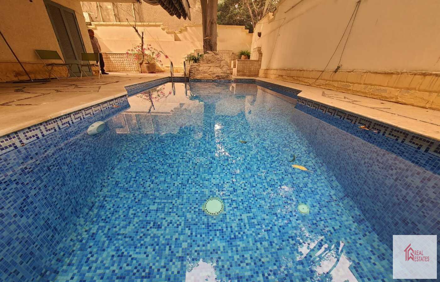 Planta baja con piscina privada en alquiler en Sarayat El Maadi - El Cairo - Egipto