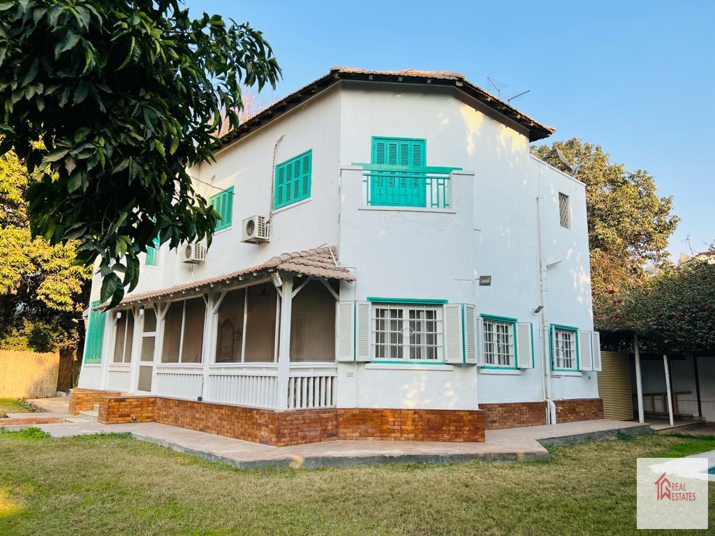 Villa amueblada en alquiler con piscina privada, Maadi, El Cairo, Egipto