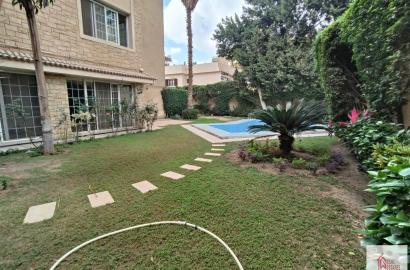 Standalone Villa For rent in al Maadi Sarayat 6 bedrooms swimming Pool