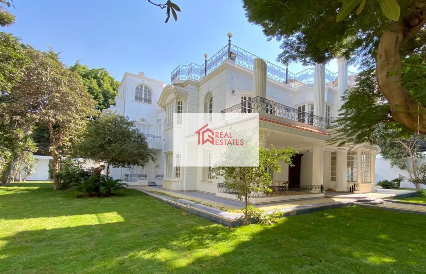 Luxury villa for rent in a prime location in maadi