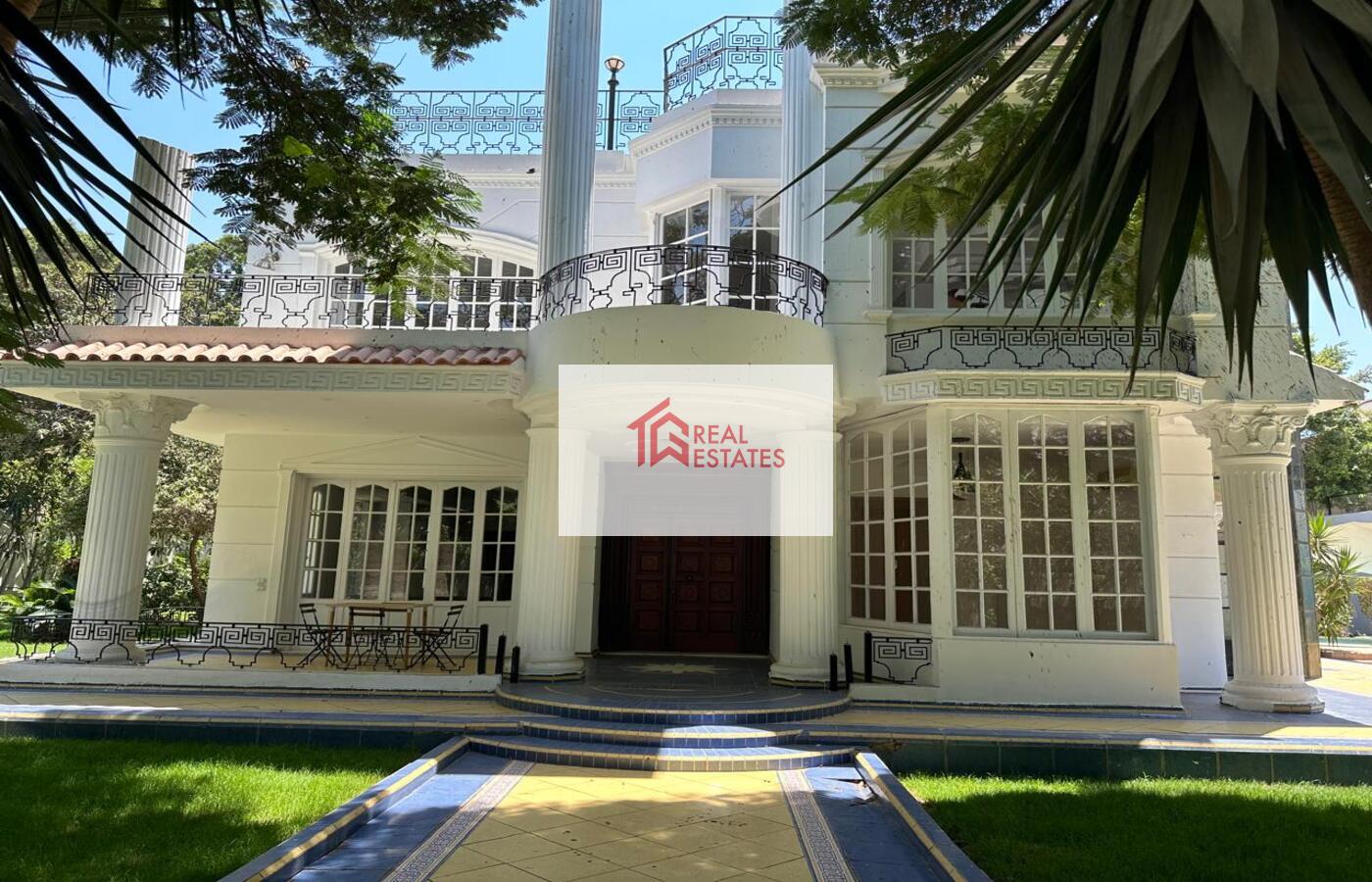 Luxury villa for rent in a prime location in maadi