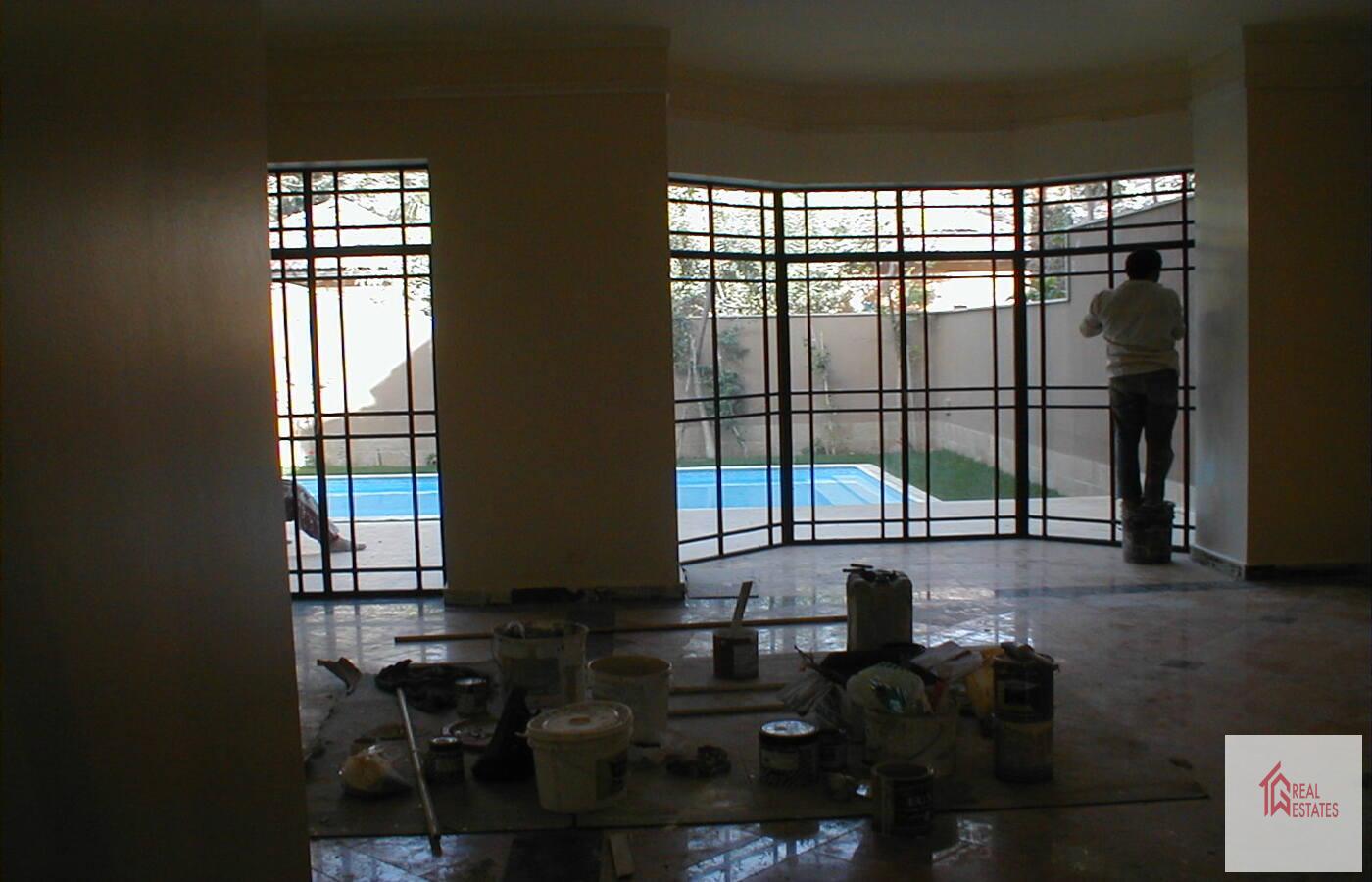 Villa con piscina privada en alquiler en Maadi Sarayat