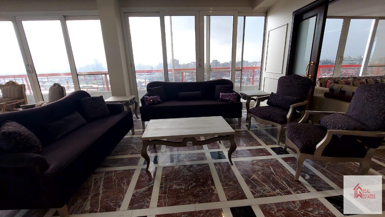 Penthouse rent Hay El Manyal cairo egypt