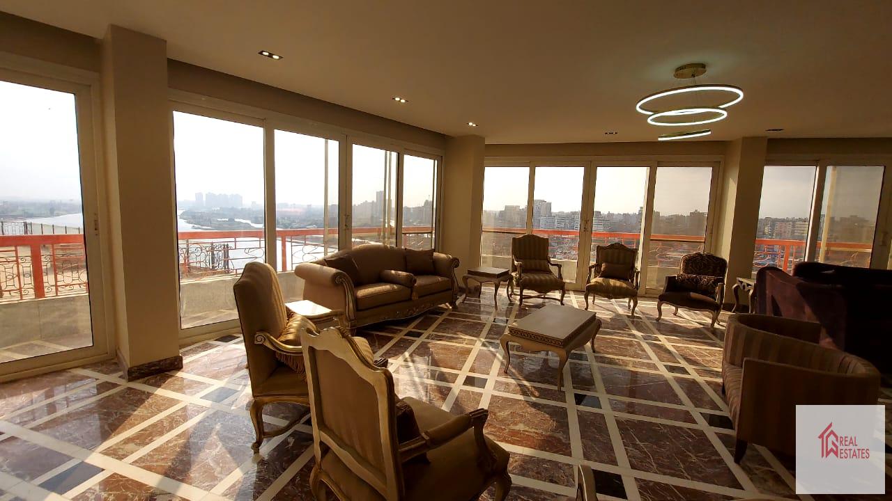 Penthouse rent Hay El Manyal cairo egypt