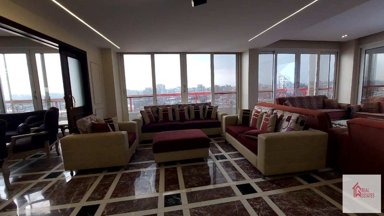 Penthouse rent Hay El Manyal cairo egypt