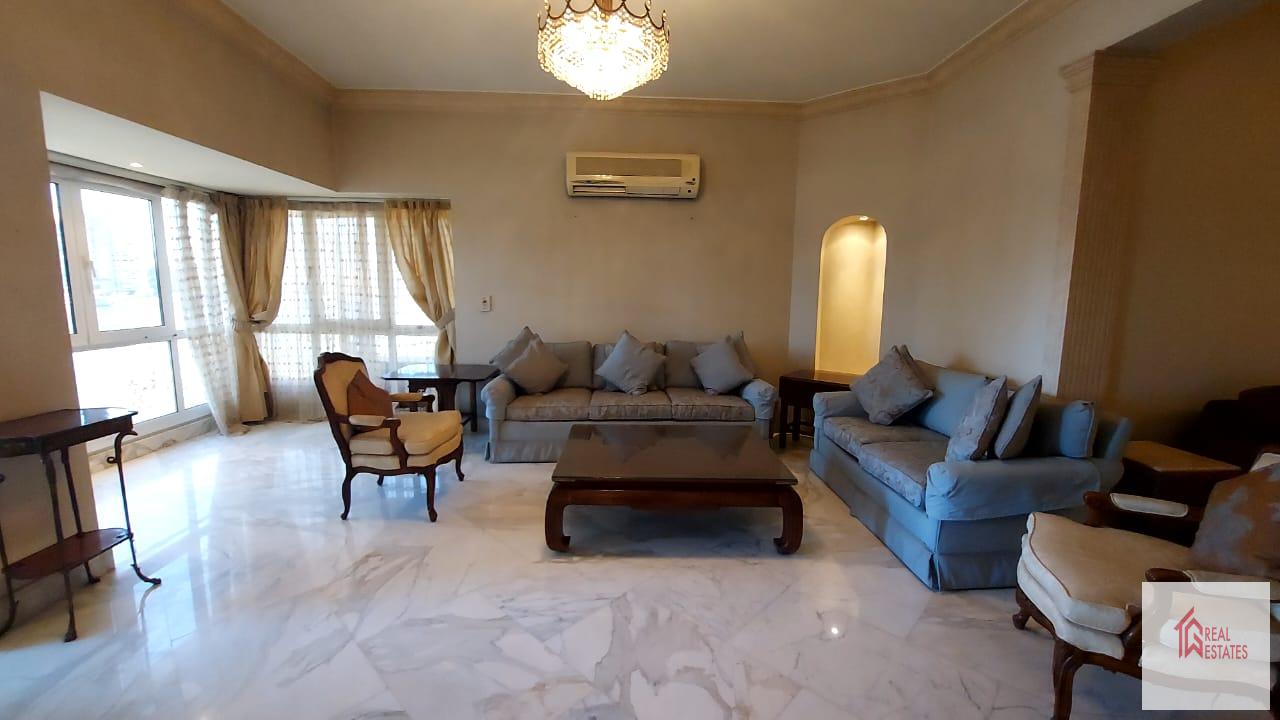 Apartment rent over looking Nile river view El manyal Cairo Egypt