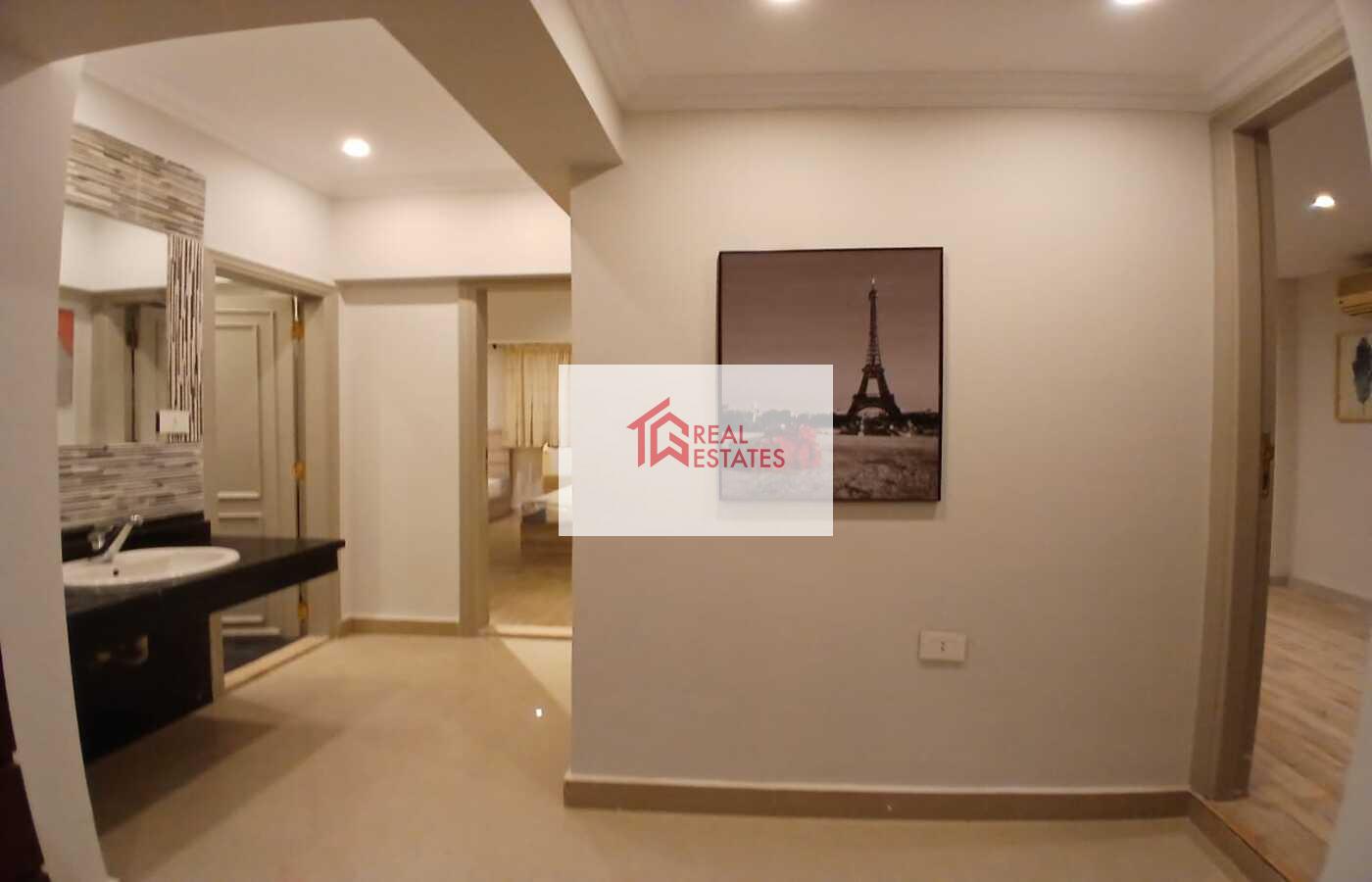 Penthouse Roof one floor Ultra modern for rent fully Furnished maadi degla egypt