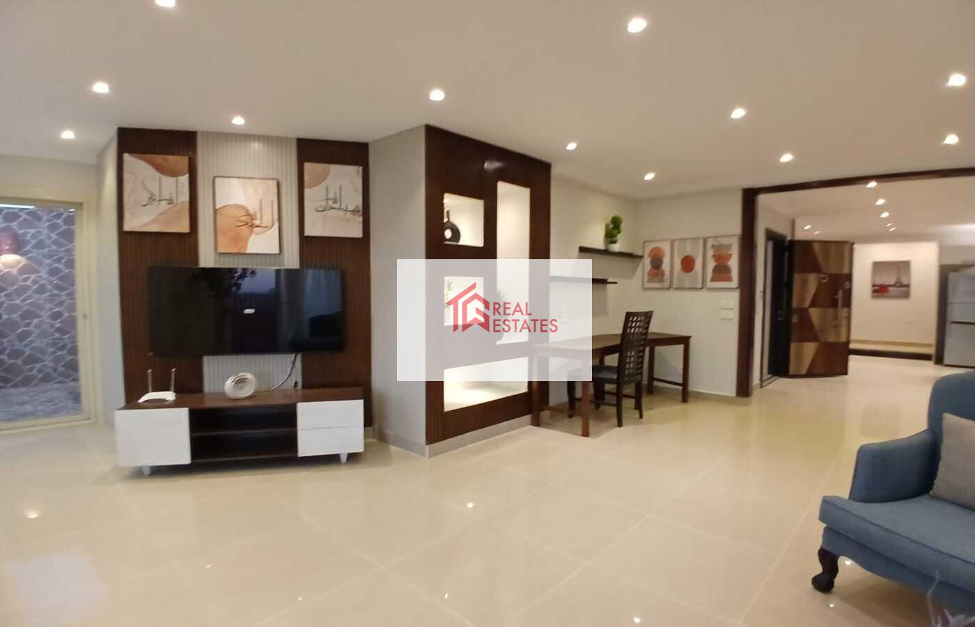 Penthouse Roof one floor Ultra modern for rent fully Furnished maadi degla egypt