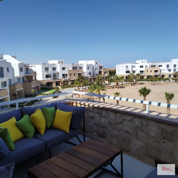 Modern apartment furnished rent short long term Swanlake ElGouna village Red sea Hurgada