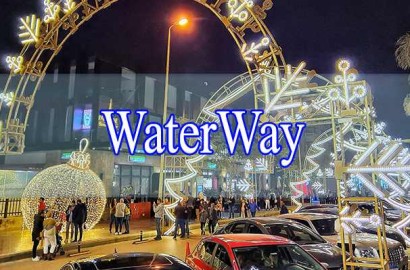 Waterway Compound New Kahire Mısır'da zemin katta tamamen mobilyalı ve klimalı benzersiz bir daire kiralama